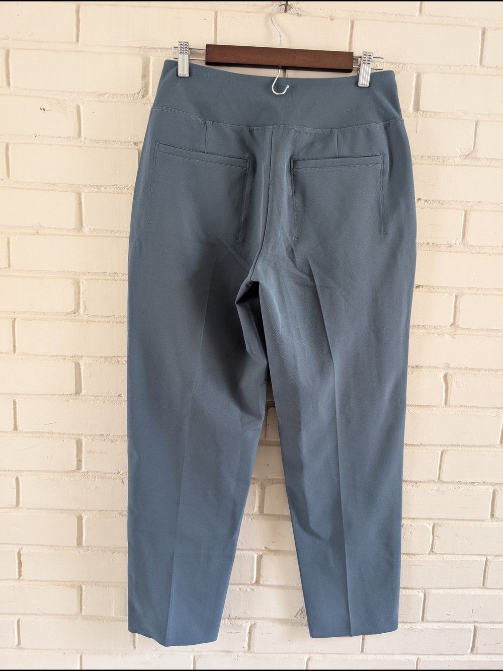 Athleta 4 Endless High Rise Pant Eden Blue Teal Tapered Fit Athleisure - Picture 3 of 7